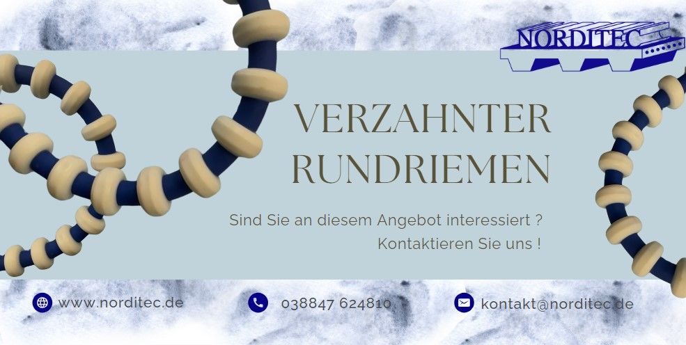 Innovation in der Förder- und Antriebstechnik: Der verzahnte Rundriemen